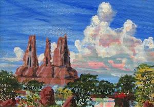 CHRISTEN,Desert landscape,Bonhams GB 2010-07-18