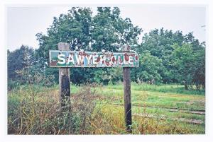 CHRISTENBERRY William 1936-2016,Sign, Sawyerville, Alabama,1973,Brunk Auctions US 2023-10-20
