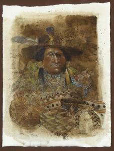 CHRISTENSEN JAMES C 1942,Untitled (Indian Trader),Santa Fe Art Auction US 2021-05-29
