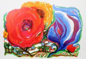 CHRISTENSEN Ronald Julius 1923-1999,Sky Flowers,1980,Ro Gallery US 2024-02-07