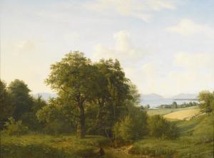 CHRISTIAN ZIEGLER JOHANN 1803-1833,VIEW OF LAKE STARNBERG NEAR MUNICH,1818,Sotheby's GB 2015-11-25