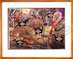 CHRISTIANSON MILTON 1900-2000,WILD TURKEYS,James D. Julia US 2010-02-04