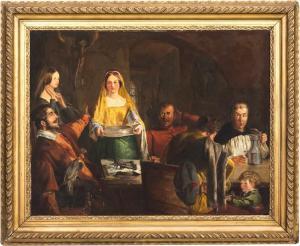 CHRISTIE Alexander 1807-1860,The Feast,Gilding's GB 2018-03-27