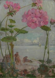 CHRISTIE James Elder 1847-1914,FROM A GARDEN BY THE SEA,Lyon & Turnbull GB 2011-07-23