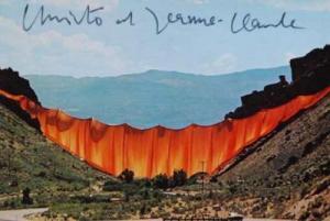 CHRISTO # JEANNE CLAUDE,VALLEY CURTAIN,RIFLE,GRAND HOGBACK, COLORADO,1972,ArteModerna.com 2010-05-07