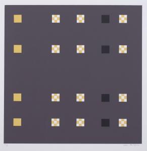 CHRISTOFIDES Andrew 1946,Untitled (Geometric Composition in Purple),Leonard Joel AU 2020-11-18