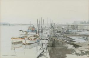 CHRISTOPHER Arnold D 1955,Fishing Boats, Southwold, Sussex,Ewbank Auctions GB 2021-06-17