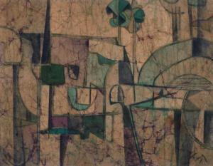 CHUAH THEAN Teng 1912-2008,Composition,2008,Henry Butcher MY 2023-10-01