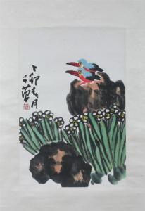 CHUI ZI FAN 1915,BIRDS AND DAFFODIL,Sloans & Kenyon US 2012-06-23
