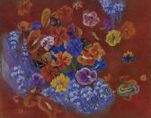 CHUN Kyung Ja 1924-2015,Flower and Butterfly,1978,Seoul Auction KR 2010-05-06