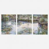 CHUN Lau 1942,Lily Pond,Rago Arts and Auction Center US 2021-04-14