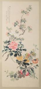 CHUONG LU 1908-1997,FLORAL AND FRUIT BRANCHES,Sloans & Kenyon US 2010-04-16