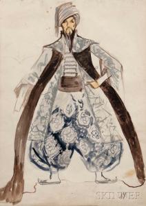 CHUPIATOV Leonid T 1890-1942,Orientalist Costume,Skinner US 2017-01-27