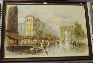 CHURCH,Parisian Street Scene,Tooveys Auction GB 2017-01-25