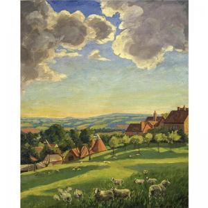 CHURCHILL Winston Spencer 1874-1965,CHARTWELL LANDSCAPE WITH SHEEP,Sotheby's GB 2007-07-13