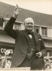 CHURCHILL Winston Spencer 1874-1965,Photograph signed ("Winston S. Churchill") in th,1948,Sotheby's 2005-11-08