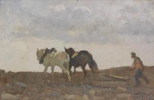 CIARDI Giuseppe 1875-1932,Ploughing,Bonhams GB 2014-01-22