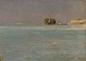 CIARDI Guglielmo 1842-1917,Marina con barche,Bertolami Fine Arts IT 2017-11-21