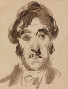 CICERI Pierre Luc Charles 1782-1868,Self Portrait,Swann Galleries US 2019-11-05