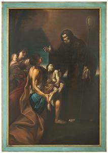 CIGNANI Felice 1660-1724,Il miracolo di San Francesco da Paola,Meeting Art IT 2019-11-09