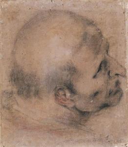 CIGNAROLI Martino 1649-1726,Head of a man looking up to the right,Christie's GB 2002-06-05