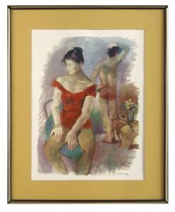CIKOVSKY Nicolai 1894-1984,Two Dancers,New Orleans Auction US 2019-08-24