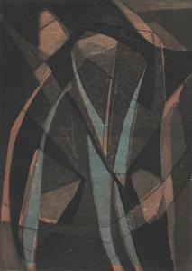 CILLIERS BARNARD Bettie 1914-2010,Geometric Abstract,1956,Strauss Co. ZA 2024-02-12