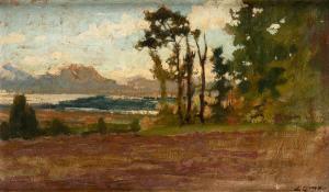 CIMA Luigi 1860-1938,Paesaggio boschivo,Bertolami Fine Arts IT 2022-06-09