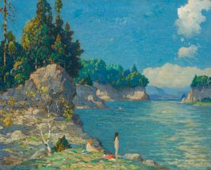 CIMIOTTI Gustave 1875-1969,The Lake,Shannon's US 2023-06-22