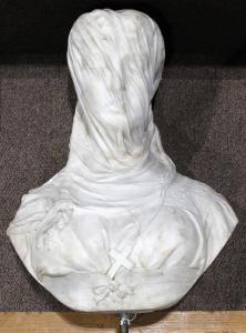 CINISELLI Giovanni 1832-1883,Veiled Virgin,Clars Auction Gallery US 2019-02-17