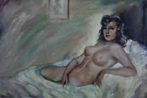 CINTELLYS Anne 1900-1900,reclining female nude,20th century,Reeman Dansie GB 2021-02-14