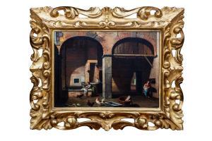 CIOCI Antonio 1700-1792,Due interni con lavandaie,Minerva Auctions IT 2019-11-25
