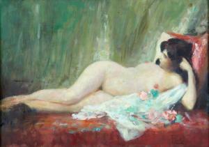 CIPOLLA Fabio 1852-1935,reclining nude,1904,Ewbank Auctions GB 2022-01-27