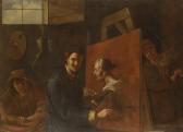 CIPPER Giacomo Francesco 1664-1736,Autoritratto in bottega,Cambi IT 2009-02-24