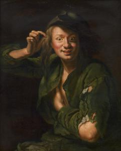 CIPPER Giacomo Francesco 1664-1736,Junger Mann, sich lausend,Galerie Bassenge DE 2023-11-30
