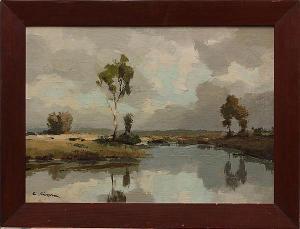 CIPRA Jean Camille 1893,Cloud Reflections,Clars Auction Gallery US 2013-03-16