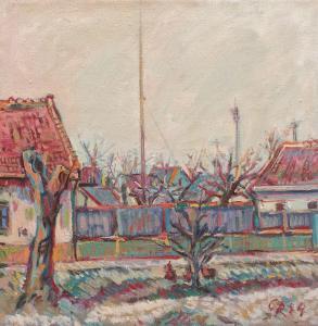 CIPRIAN Radovan 1939,Banat Landscape,1984,Artmark RO 2013-07-10