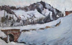 CIRAVEGNA PIETRO,Paesaggio innevato,1967,Meeting Art IT 2007-11-14