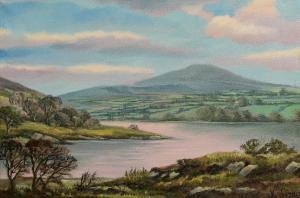 CIREFICO WELSH Victor 1949,Landscape with Lake,Morgan O'Driscoll IE 2022-12-05