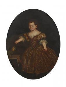 CITTADINI IL MILANESE Pier Francesco 1616-1681,Ritratto di bambina con p,Capitolium Art Casa d'Aste 2023-06-13