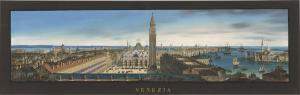 CITTERIO Francesco,Venezia: Panorama von Venedig mit der Piazza San M,Galerie Bassenge 2020-06-03