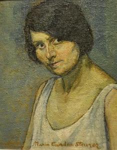 CIURDEA STEURER Maria 1878-1967,Autoportret,1922,GoldArt RO 2016-10-19