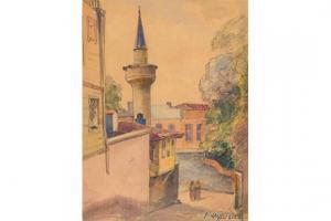 CIZEL HAYRI 1891-1950,Tomtom Captain Mosque – Beyoglu,Alif Art TR 2015-10-18