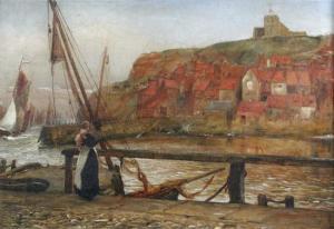 CLACY Ellen 1870-1895,Waiting for the Return of the Fishing Fleet,Cheffins GB 2010-09-22