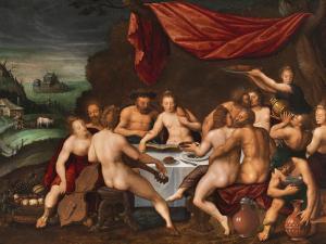 CLAEISSINS Pieter I 1500-1576,THE MARRIAGE OF BACCHUS AND ARIADNE,Hampel DE 2020-07-02