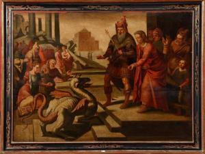 CLAESSENS Pieter 1600-1600,Daniel et le dragon de Babylone,VanDerKindere BE 2014-11-18