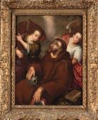 CLAESSENS Pieter 1600-1600,Saint François recevant les stigmates,VanDerKindere BE 2015-02-10