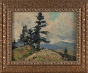 CLAGHORN Joseph C 1869-1947,Sky…hill. On the road to Alford,Eldred's US 2023-07-27