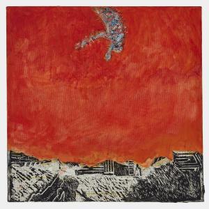 CLAGUE Michael,RED SKY AT NIGHT (FROM THE “FALLING MAN” SERIES,2014,Waddington's CA 2017-04-13