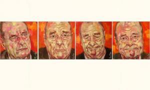 CLAIR Eve 1972,portraits de jacques chirac,Rossini FR 2006-02-28
